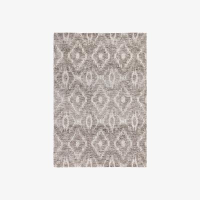 The Rug Seller Mason Diamond Modern Abstract Rugs in Grey Silver120x170cm