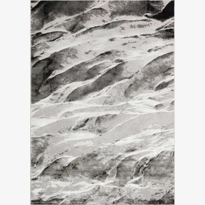 The Rug Seller Blaze BLZ06 Abstract Marble Rugs in Silver Grey