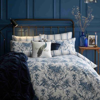 The Rug Seller Tuileries Bedding Set by Laura Ashley in Midnight Blue220x230cm