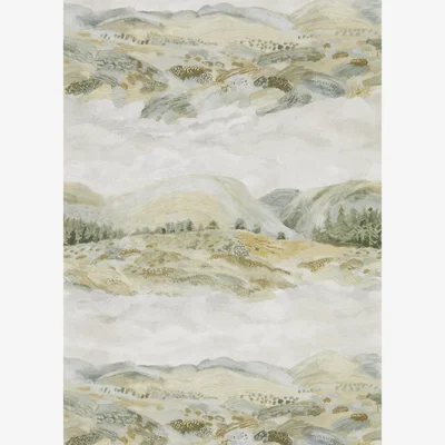 The Rug Seller Elysian Wallpaper 216593 by Sanderson in Sage Grey&nbsp;Roll