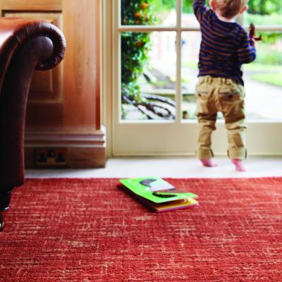The Rug Seller Country Tweed Wool Rugs in Burnt Siena
