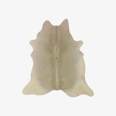 The Rug Seller Cowhide 12226 Medium Grey Luxury Hide Rug