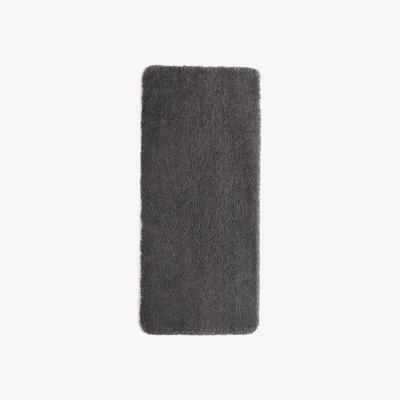 The Rug Seller Luxe Tapi Premium Washable Runner Rug in Charcoal Grey&nbsp;67x150cm