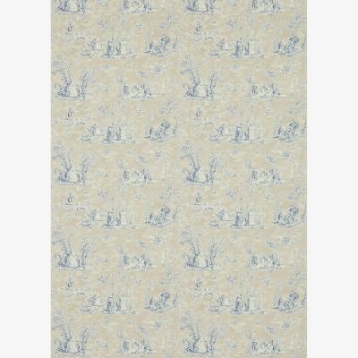 The Rug Seller Josette Wallpaper 214065 by Sanderson in Indigo TaupeRoll