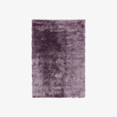 The Rug Seller Whisper Shiney Shaggy Rugs in Heather