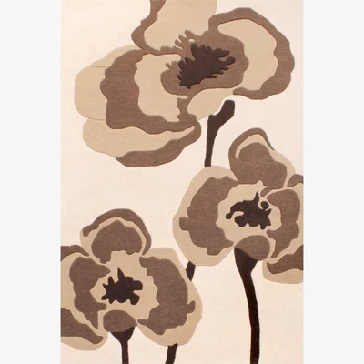 The Rug Seller Poppie rugs in Beige Brown by URCO&nbsp;110x160cm