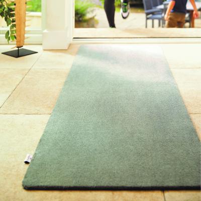 The Rug Seller Sense Plain Washable Rug in Ghost Grey