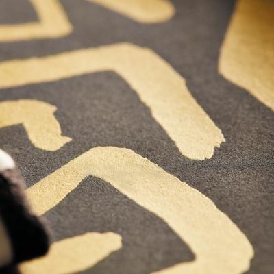 The Rug Seller Melodic Wallpaper 2112829 by Harlequin in Gold Black Earth&nbsp;Roll