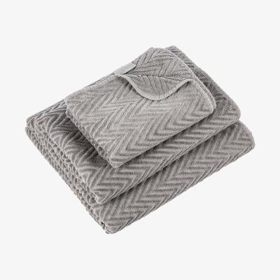 The Rug Seller Montana Towel 940 by Abyss & Habidecor in Atmosphere Grey&nbsp;30x30cm