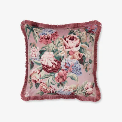 The Rug Seller Pembrey Cushion by Laura Ashley in Mulberry Purple45x45cm