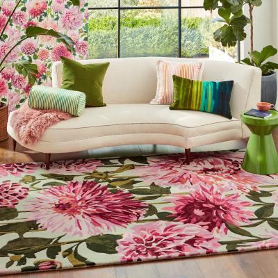 The Rug Seller Dahlia 142402 Rugs by Harlequin in Fuchsia Palm200x280cm