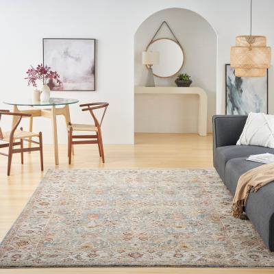 The Rug Seller Sahar SHR03 Traditional Persian Rugs by Nourison in Blue160x234cm