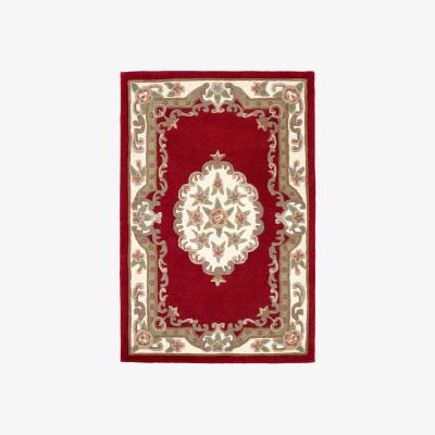 The Rug Seller Shensi Traditional Wool Rugs in Wine