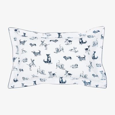 The Rug Seller Playful Dogs Bedding Set By Joules in French Navy Blue&nbsp;230x220cm