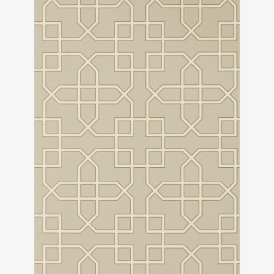 The Rug Seller Hampton Trellis Wallpaper 216659 by Sanderson in Linen Beige&nbsp;Roll