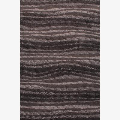 The Rug Seller Waves Stripe Rugs in Grey&nbsp;80x150cm