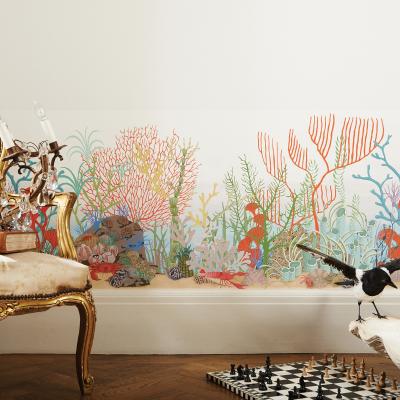 The Rug Seller Archipelago Border Wallpaper 12054 by Cole & Son in MultiRoll