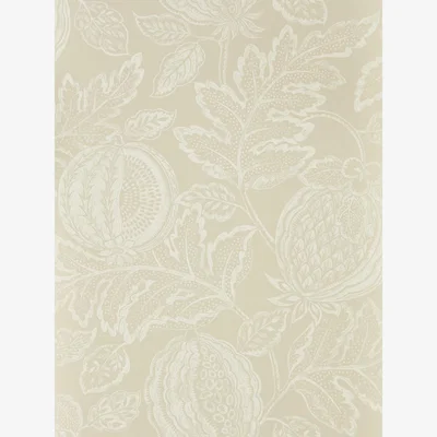 The Rug Seller Cantaloupe Wallpaper 216760 by Sanderson in Stone Grey&nbsp;Roll