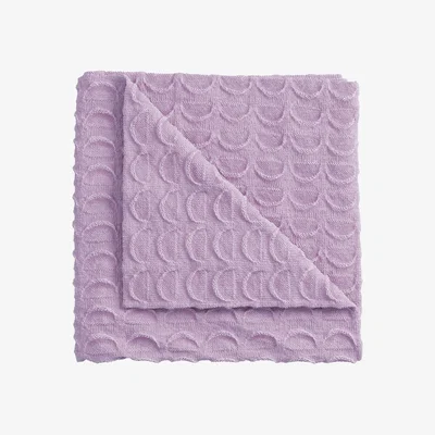 The Rug Seller Budding Brights Mimi Throw by Helena Springfield in Lavender Purple&nbsp;130x150cm