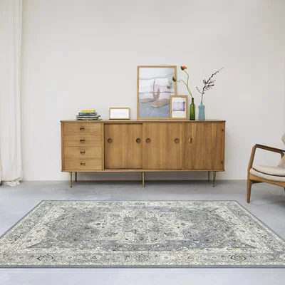 The Rug Seller Da Vinci Rugs 57128 4696 in Blue