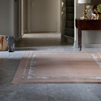 The Rug Seller Redbrook Wool 081801 Rug by Laura Ashley in Hazelnut Brown&nbsp;200x280cm