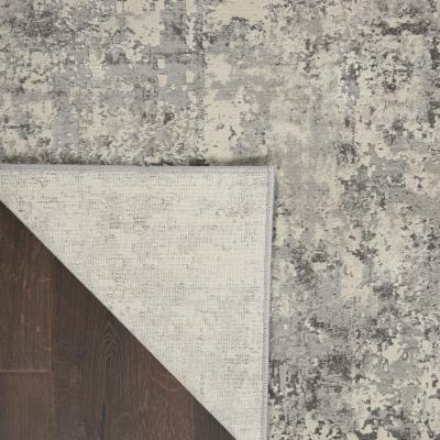 The Rug Seller Rustic Textures Abstract Rugs RUS07 in Grey Beige&nbsp;119x180cm