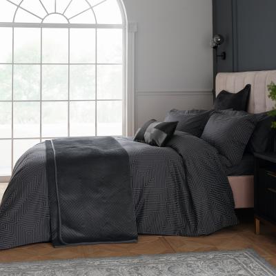 The Rug Seller Tiffany Bedding Duvet Cover by Helena Springfield in Graphite Grey&nbsp;74x48cm
