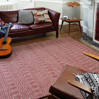 The Rug Seller Sloan Rugs in Marsala Red&nbsp;200x300cm