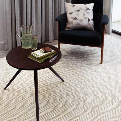 The Rug Seller Ives Modern Chevron Zigzag Pattern Rugs in Natural Cream&nbsp;100x150cm