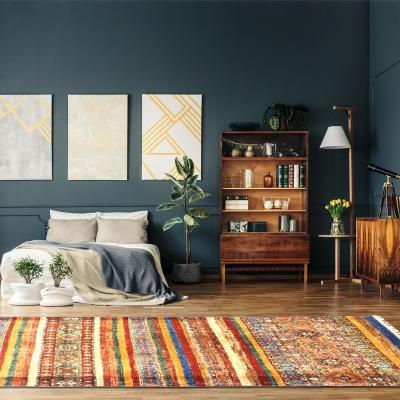 The Rug Seller Khurjeen Traditional Wool Runner Rugs 46083 in Orange Multi