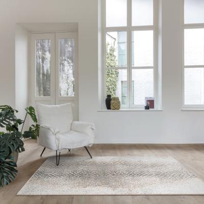 The Rug Seller Simba Animal Print Modern Rugs 12263 910 in Beige135x200cm