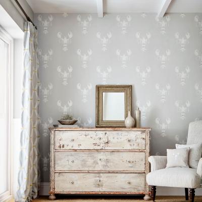 The Rug Seller Cromer Wallpaper 216588 by Sanderson in Gull GreyRoll