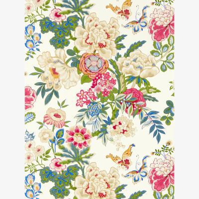 The Rug Seller Emperor Peony Wallpaper 217121 by Sanderson in Lotus Pink&nbsp;Roll