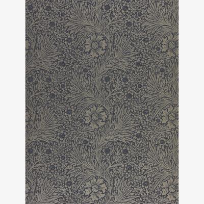 The Rug Seller Pure Marigold Wallpaper 216535 by Morris & Co in Black Ink&nbsp;Roll