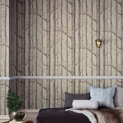 The Rug Seller Woods Wallpaper 3009 by Cole & Son in Linen CharcoalRoll