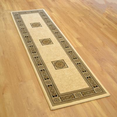 The Rug Seller Da Vinci Traditional Bordered 57801 6223 Runner Rugs in Cream&nbsp;67x330cm