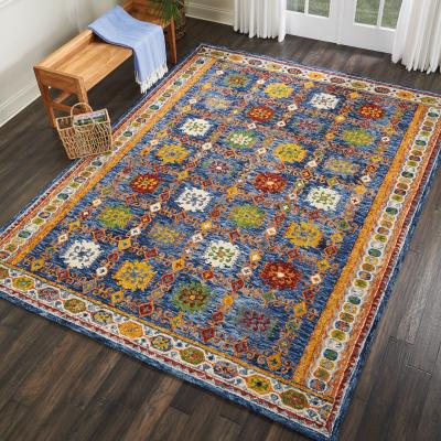 The Rug Seller Vibrant Rugs VIB09 in Navy by Nourison&nbsp;152x229cm