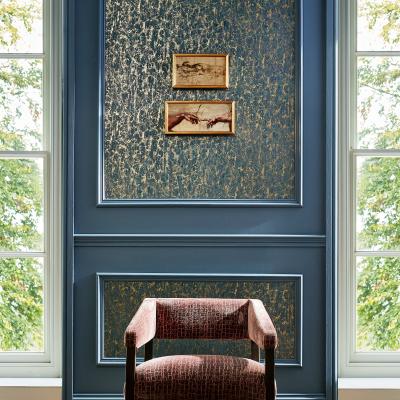The Rug Seller Moresque Glaze Wallpaper 312994 by Zoffany in Indigo Blue&nbsp;Roll