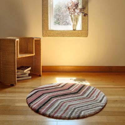 The Rug Seller Dana 519 Circle Bath Mat in Sedona Pink by Abyss & Habidecor&nbsp;120x120cm