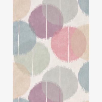 The Rug Seller Circulo Wallpaper 111453 by Harlequin in Viola Purple Fawn BrownRoll