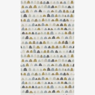 The Rug Seller Priya Wallpaper 111298 by Scion in Charcoal Fossil Linen&nbsp;Roll