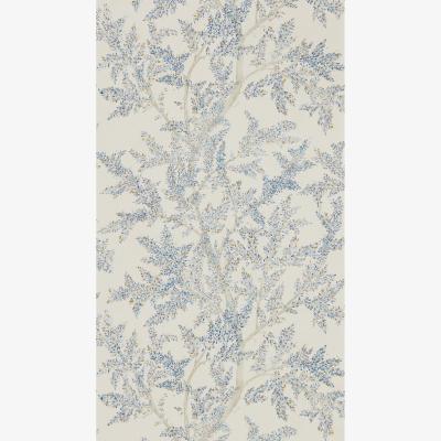 The Rug Seller Farthing Wood Wallpaper 216613 by Sanderson in Cobalt Blue&nbsp;Roll