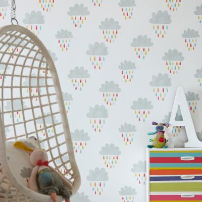 The Rug Seller April Showers Wallpaper 111269 by Scion in Citrus Lagoon Poppy&nbsp;Roll