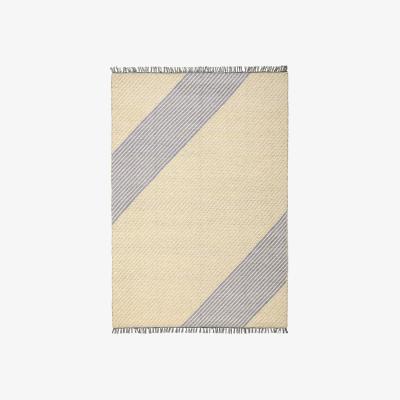 The Rug Seller Oslo OSL701 Wool Stripe Rugs in Lemon Yellow