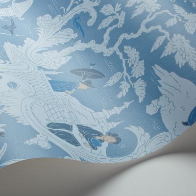 The Rug Seller Chinese Toile Wallpaper 100 8038 by Cole & Son in Blue&nbsp;Roll