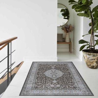 The Rug Seller Da Vinci Traditional Medallion Rugs 57267 3255 in Brown240x340cm