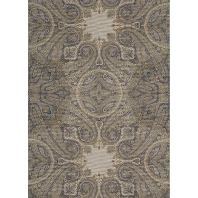 The Rug Seller Elswick Paisley Wallpaper 312645 by Zoffany in Blue UmberRoll