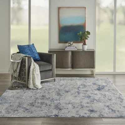 The Rug Seller Royal Terrace Rugs KI45 in Grey Blue