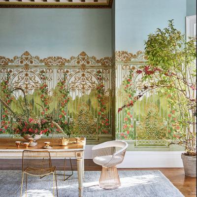 The Rug Seller Tijou Gate Wallpaper 8017 by Cole & Son in MultiRoll