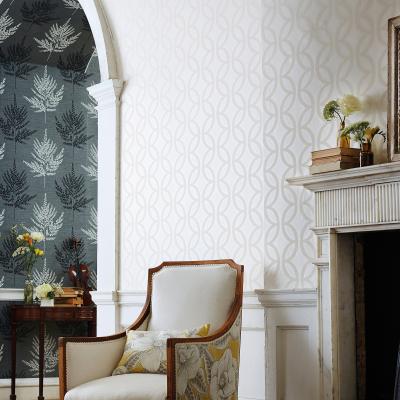 The Rug Seller Caprice Wallpaper 110594 by Harlequin in Chalk Pearl SilverRoll
